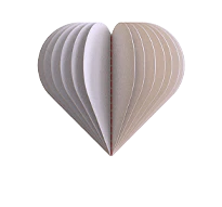 coeur papier pour personnaliser votre lovebox