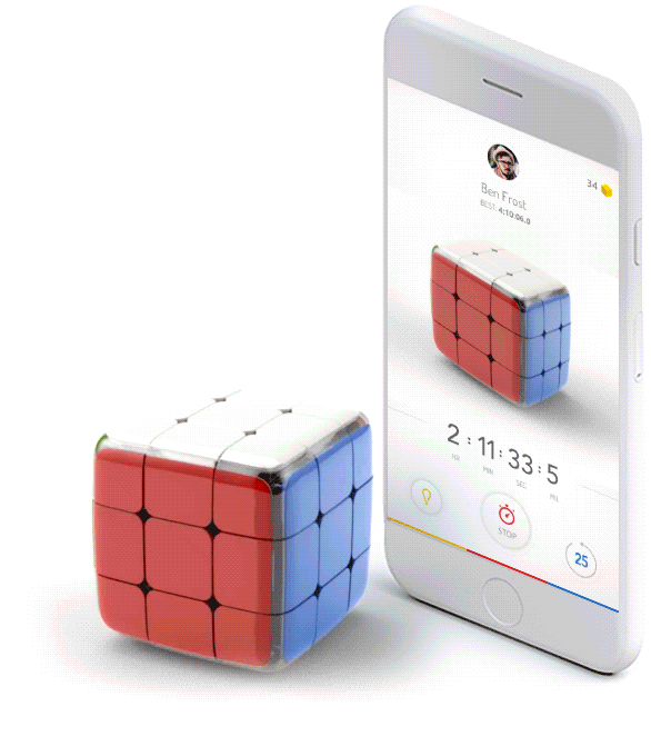 GoCube: ein verbundenes Rubiks